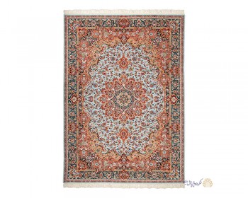 Handmade Carpet - Isfahan Lakh Taranj design, code 415712
