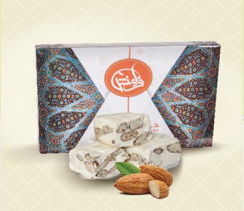 گز سنتی اصفهان - 28% مغزبادام حاوی انگبین عسل