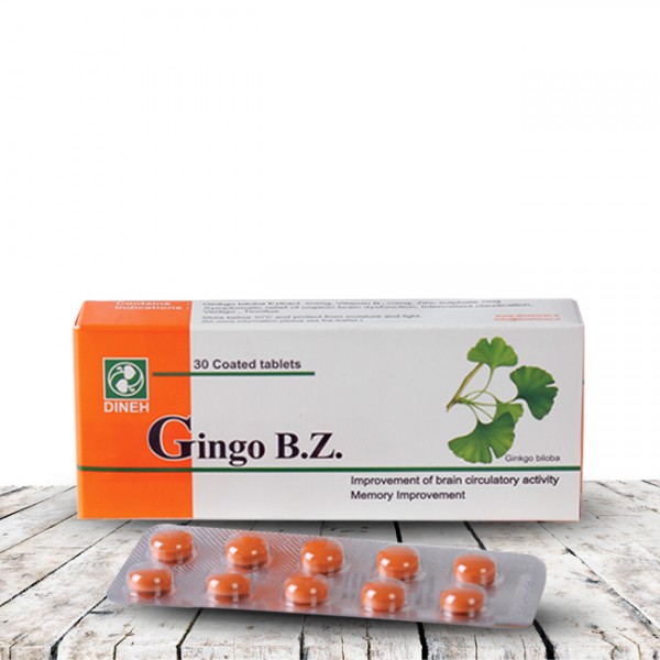 Gingo b.z. herbal tablet | Iran Exports Companies, Services & Products | IREX