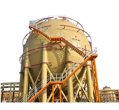 Spherical tank of soroush mehestan asalouye company | Iran Exports Companies, Services & Products | IREX