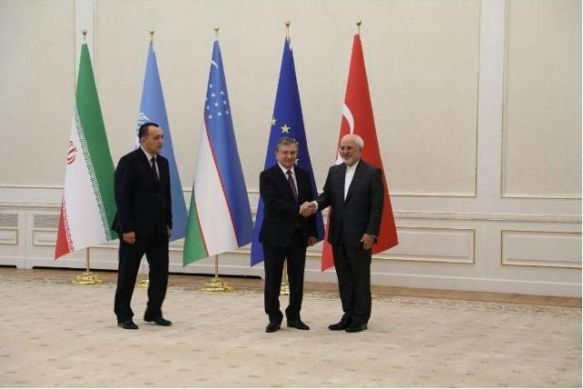  Iran FM, Uzbek president discuss bilateral ties